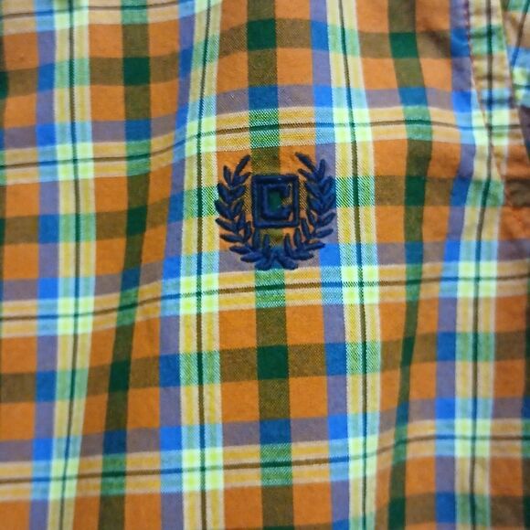 Kids Plaid and Solid Dress Shirts Set Bundle Of 3, Chaps, Carters bt Kid 18M - Picture 3 of 15